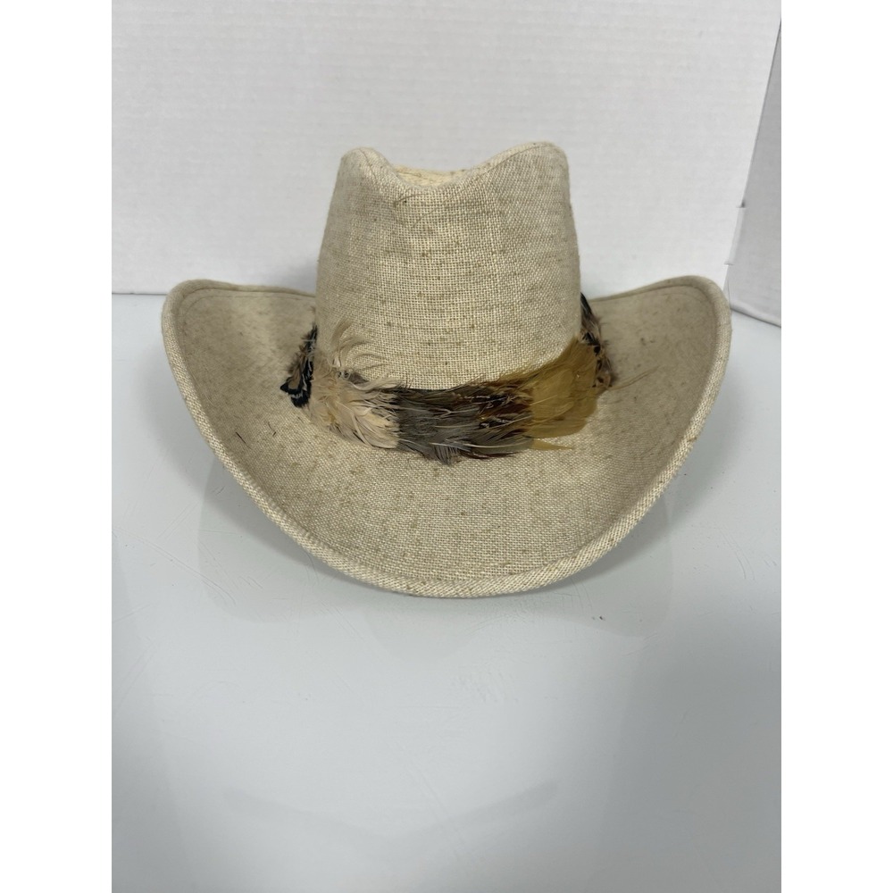 Vintage‎ Resistol Self-conforming Western Tan Hat Sz 7